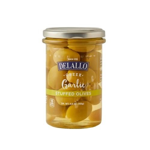 DELALLO STUFFED GARLIC OLIVES 5.8 OZ