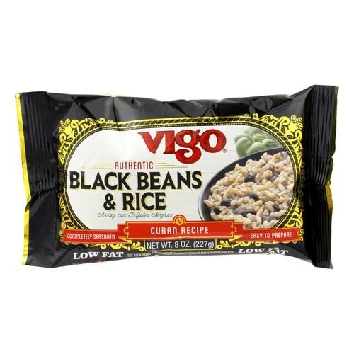 VIGO BLACK BEANS & RICE 8OZ