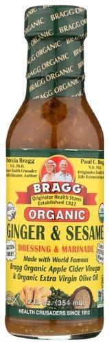 BRAGG GINGER & SESAME DRESSING 12OZ