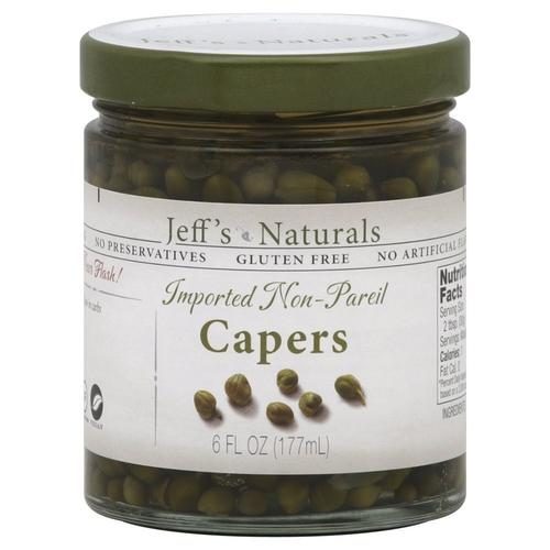 JEFFS NATURALS NON-PAREIL CAPERS 6OZ