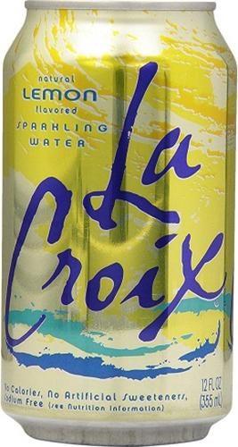 LA CROIX LEMON SPARKLING WATER 12OZ