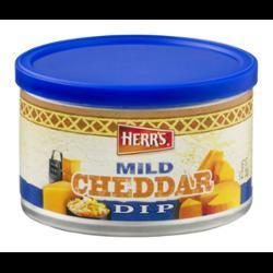 HERRS MILD CHEDDAR DIP 9OZ