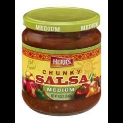 HERRS MEDIUM SALSA 16OZ