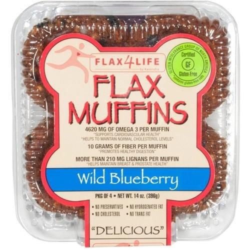 F4L WILD BLUEBERRY FLAX MUFFINS 14 OZ