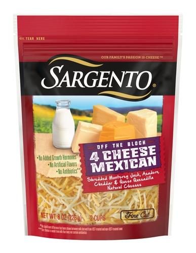 SARGENTO 4 CHEESE MEXICAN SHREDDED 8OZ
