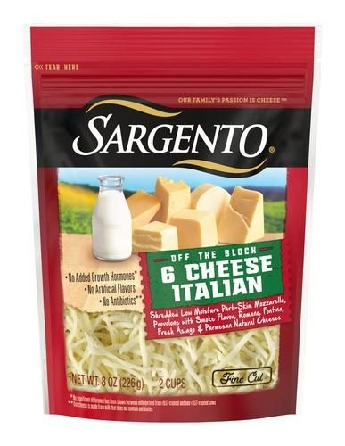 SARGENTO 6 CHEESE ITALIAN SHREDDED 8OZ