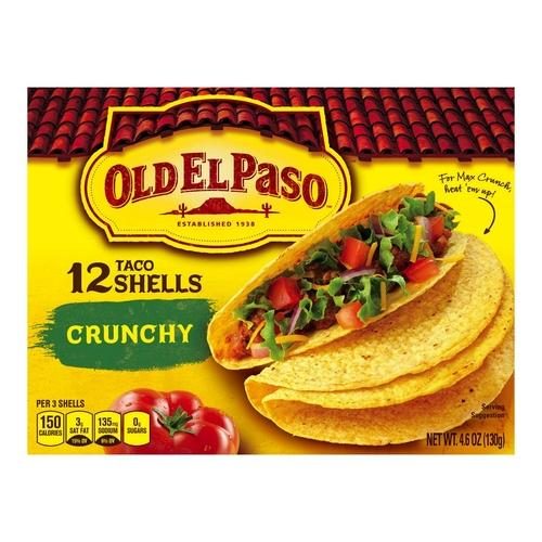 OLD EL PASO TACO SHELLS 130G