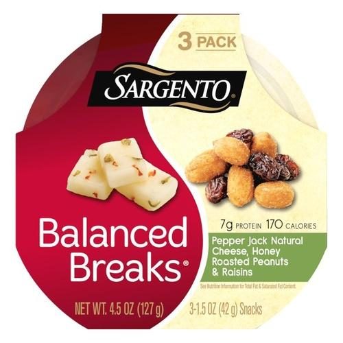 SARGENTO BAL BREAKS P/JACK HR NUTS & RAISINS 4.5OZ