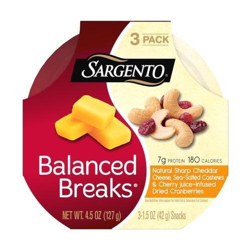 SARGENTO BALANCED BREAKS SHARP CHED CASH CRAN 4.5 OZ.