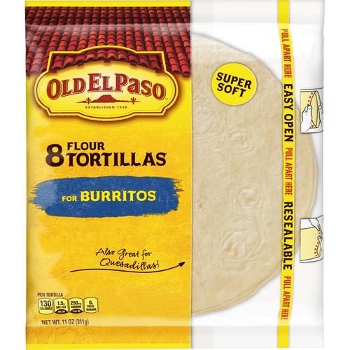 OLD EL PASO FLOUR TORTILLAS 11OZ