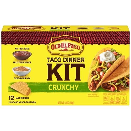 OLD EL PASO TACO DINNER KIT CRUNCHY 8.8OZ