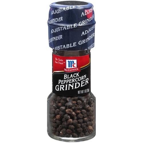 MCCORMICK BLACK PEPPER GRINDER 1 OZ