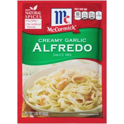 MCCORMICK CREAMY GARLIC ALFREDO SAUCE MIX