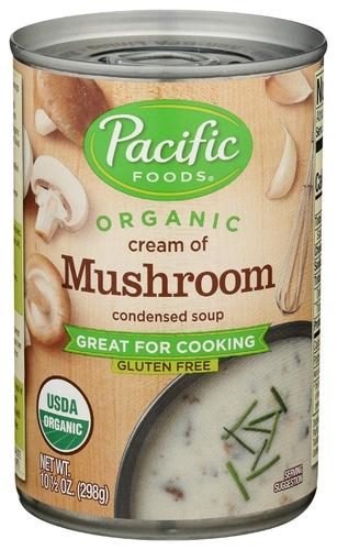 PACIFIC FOODS CREAM OF MUSHROOM SOUP 10.5 OZ.