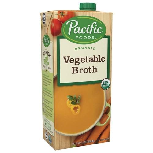 PACIFIC FOODS ORGANIC VEGETABLE BROTH 32OZ