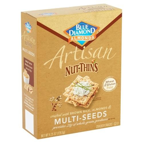 BLUE DIAMOND ARTISAN NUT THINS MULTI SEED 4.25OZ