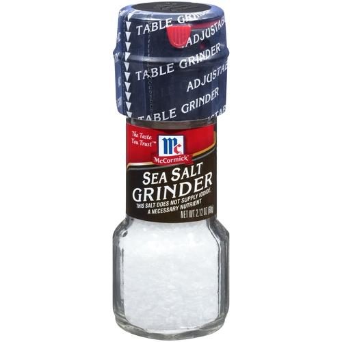 MCCORMICK SEA SALT GRINDER 2.12 OZ