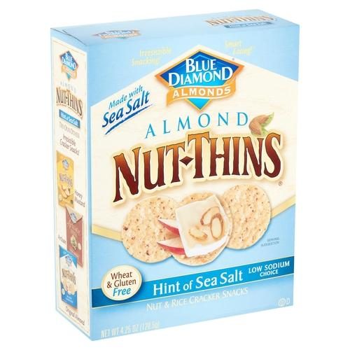 BLUE DIAMOND ALMOND NUT THINS SEA SALT 4.25OZ