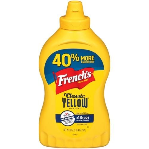 FRENCHS CLASSIC YELLOW MUSTARD 20OZ