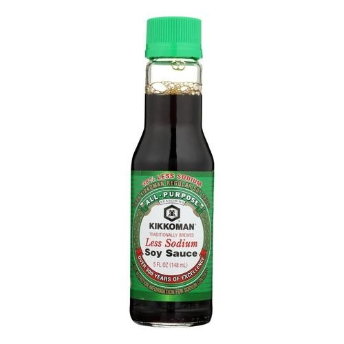 KIKKOMAN LESS SODIUM SOY SAUCE 5OZ