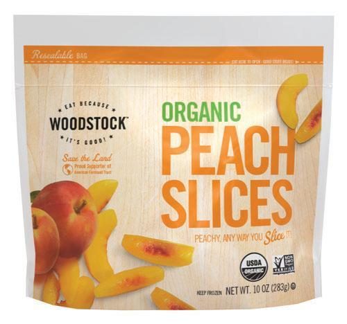 WOODSTOCK PEACH SLICES 10 OZ.
