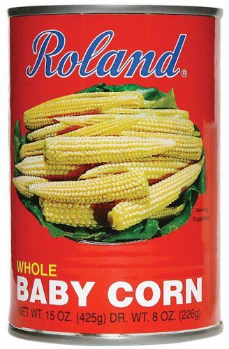 ROLAND WHOLE BABY CORN 15OZ
