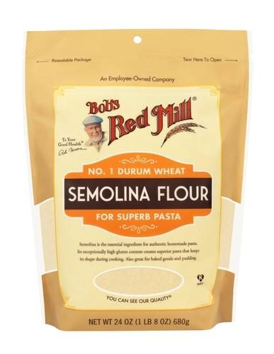 BOBS RED MILL SEMOLINA FLOUR 24 OZ.