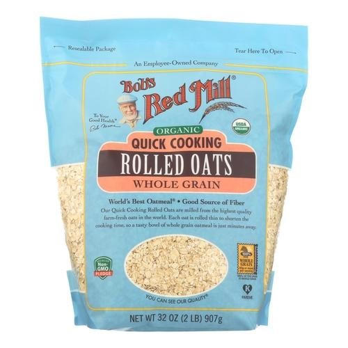 BOBS RED MILL ORGANIC QUICK ROLLED OATS ORG 32OZ