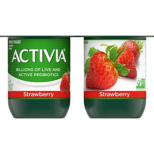 ACTIVIA STRAWBERRY 4OZ