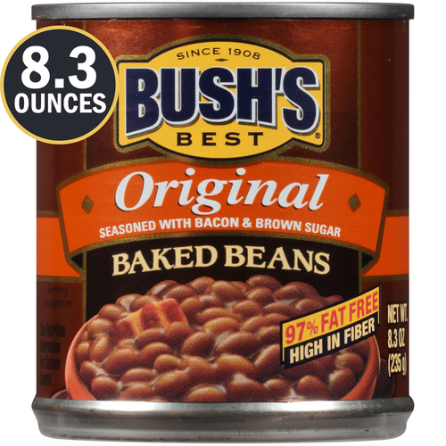 BUSHS ORIGINAL BAKED BEANS 8.3OZ