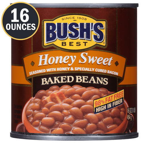 BUSHS HONEY SWEET BAKED BEANS 16 OZ