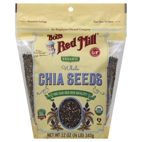 BOBS RED MILL WHOLE CHIA SEEDS 12 OZ.