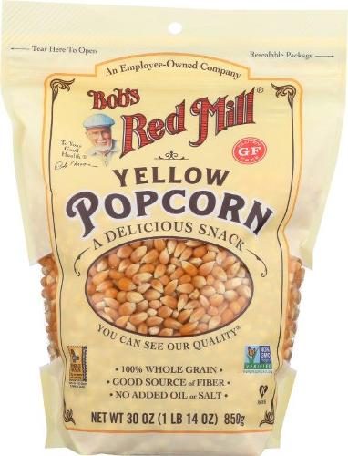 BOBS RED MILL YELLOW POPCORN KERNELS 30OZ