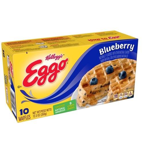 EGGO BLUEBERRY WAFFLES 12.3OZ