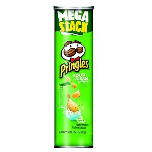 PRINGLES SOUR CREAM & ONION MEGA CAN 203 G