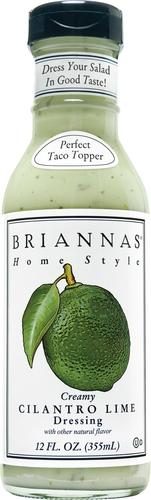 BRIANNAS CILANTRO LIME SALAD DRESSING 12OZ