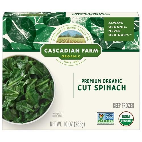 CASCADIAN FARM FROZEN CUT SPINACH 10 OZ