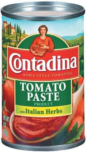 CONTADINA ITALIAN HERBS TOMATO PASTE 6OZ