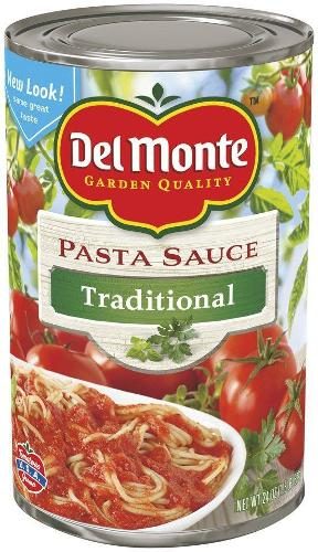 DEL MONTE TRADITIONAL PASTA SAUCE 24OZ
