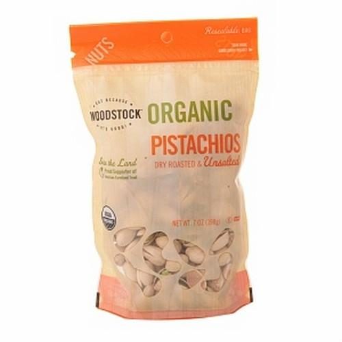 WOODSTOCK UNSALTED PISTACHIOS 7 OZ