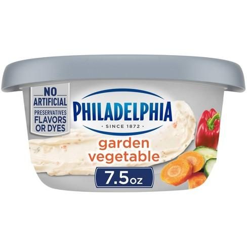 PHILADELPHIA CREAM CHEESE GARDEN VEGETABLE SPREAD 8OZ