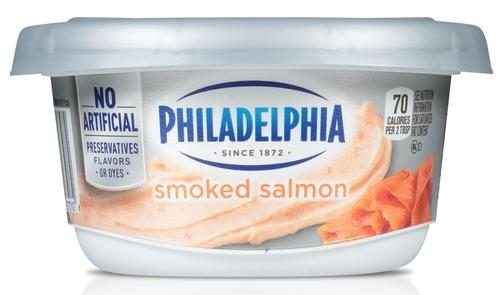 PHILADELPHIA CREAM CHEESE SMOKED SALMON SPREAD 8OZ