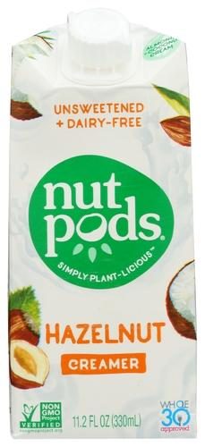 NUTPODS HAZELNUT CREAMER UNSWTND 11.2 OZ.