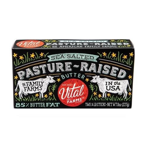 VITAL FARMS SEA SALTED BUTTER 8 OZ