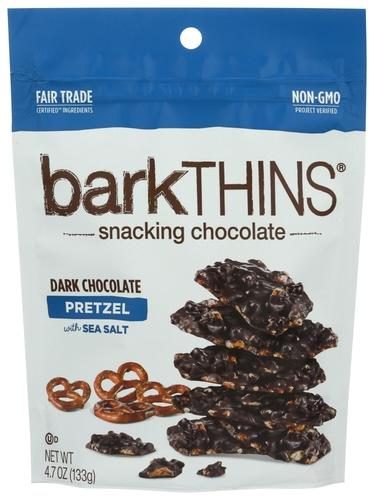 BARK THINS DARK CHOCOLATE PRETZEL 4.7OZ