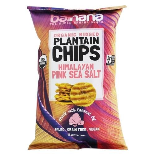 BARNANA PLANTAIN CHIPS W PINK HIMALAYAN SALT 5OZ