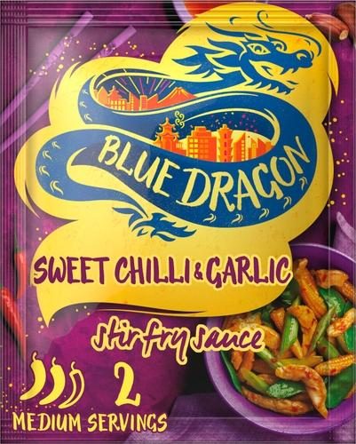 BLUE DRAGON SWEET CHILLI & GARLIC 120G
