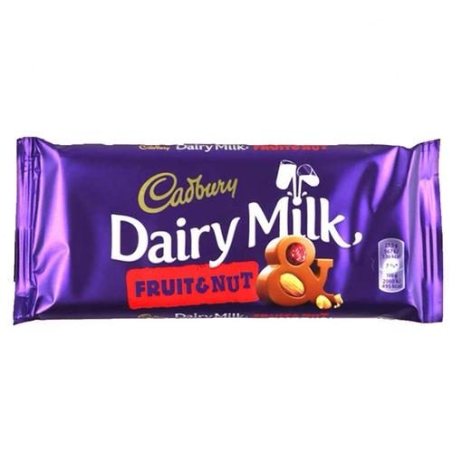 CADBURY DAIRY MILK FRUIT & NUT 110G