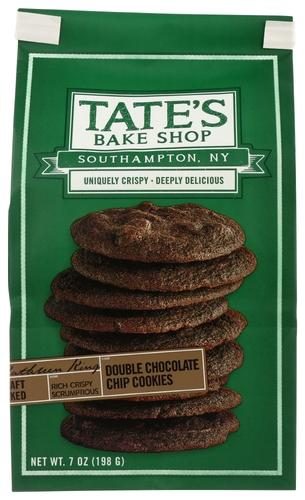 TATES BAKE SHOP DOUBLE CHOCOLATE CHIP COOKIES 7 OZ