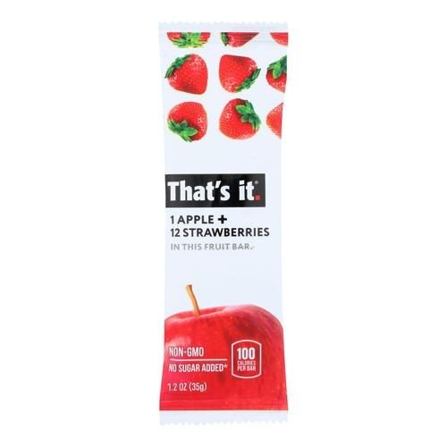 THATS IT APPLE & STRAWBERRY FRUIT BAR 1.2OZ